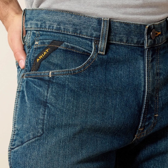 NWT Ariat Rebar M4 Relaxed DuraStretch Basic Boot Cut Jean - Picture 4 of 8